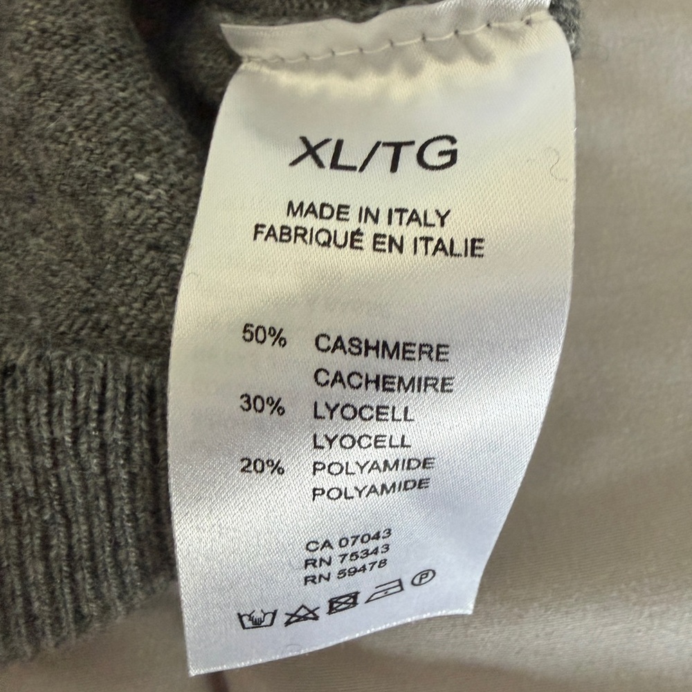 NWT Cashmere Blend Sweater / Maglificio Bartolini / Men / Made in Italy XL - Picture 6 of 11